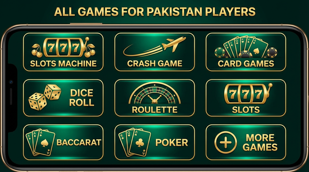 Main screen of luckypk777 games page for PK players